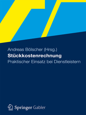 cover image of Stückkostenrechnung